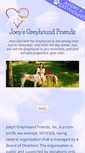 Mobile Screenshot of joeysgreyhoundfriends.org