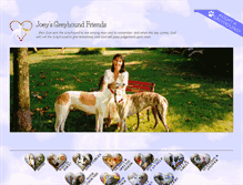 Tablet Screenshot of joeysgreyhoundfriends.org